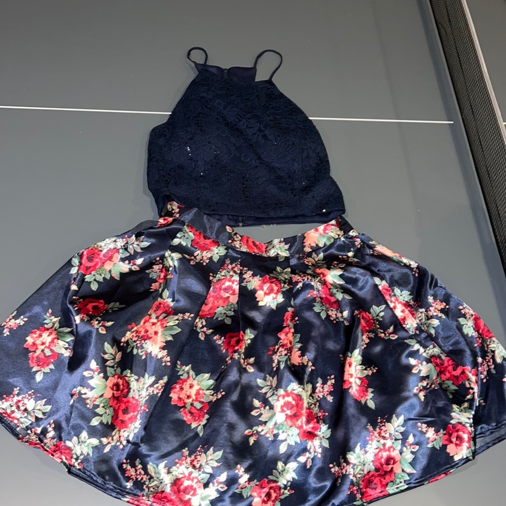 Two Piece Cocktail Dress